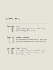 Natural Light Heavyweight Chenille Pencil Pleat Blackout/Thermal Curtains - Image 5 of 7