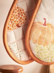 Orange Pumpkin Oven Gloves - Image 3 of 4