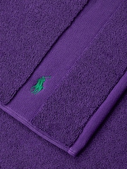 Ralph Lauren Chalet Purple Polo Player Bath Mat - Image 2 of 2