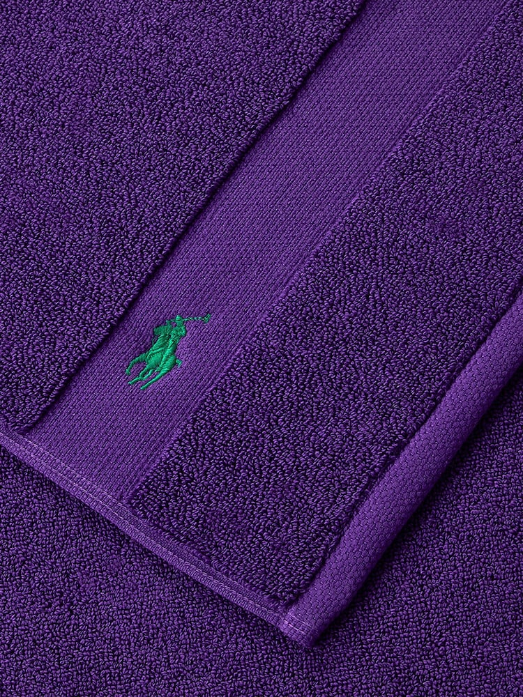 Ralph Lauren Chalet Purple Polo Player Bath Mat - Image 2 of 2 Ralph Lauren Chalet Purple Polo Player Bath Mat - Image 2 of 2