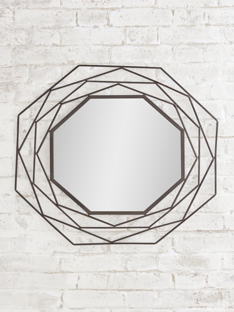 Gallery Home Black Concept Black Mirror by Gallery - Image 1 of 4