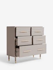 Grey Adelaide Oak Effect 5 Drawer Chest of Drawers - Image 8 of 10