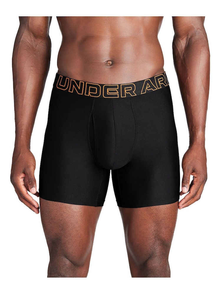 Black Ground - Боксеры Under Armour Performance Tech Boxers 3 Pack - Изображение 2 из 7
