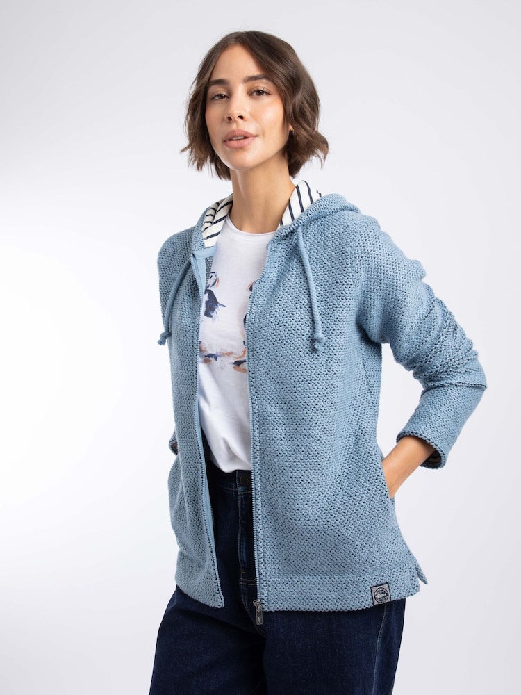 Bleu - Sweat-shirt à capuche zippé macaroni Chicoa Weird Fish - Image 1 de 8 Bleu - Sweat-shirt à capuche zippé macaroni Chicoa Weird Fish - Image 1 de 8