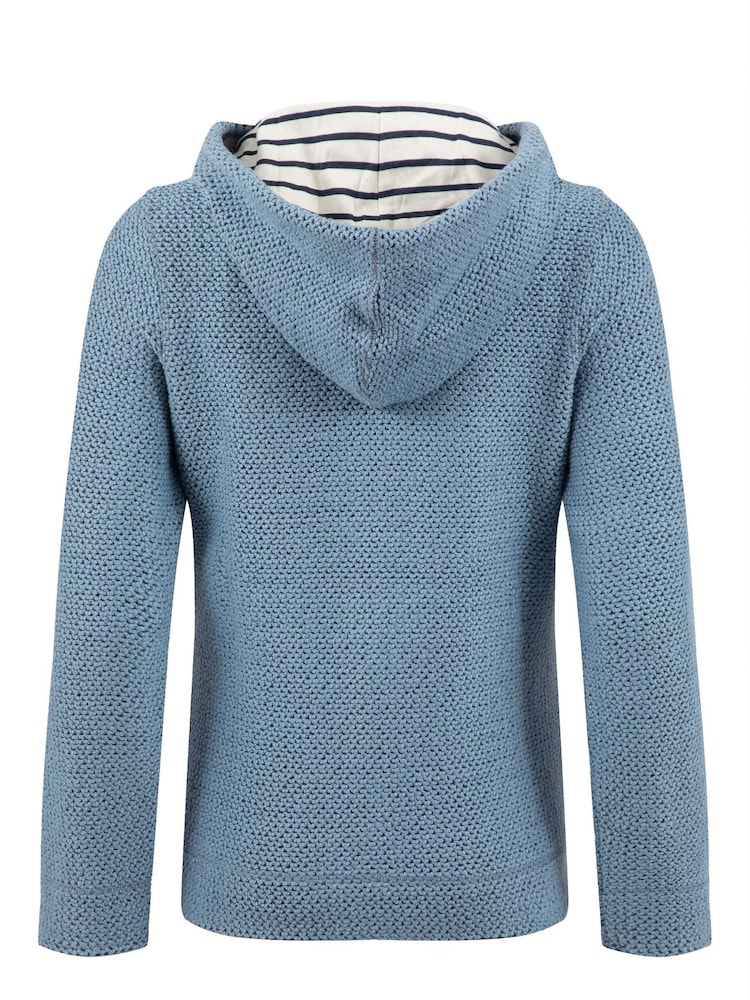 Bleu - Sweat-shirt à capuche zippé macaroni Chicoa Weird Fish - Image 8 de 8 Bleu - Sweat-shirt à capuche zippé macaroni Chicoa Weird Fish - Image 8 de 8