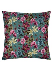 Wylder Blue Midnight Garden Bee Outdoor Cushion - Image 3 of 4