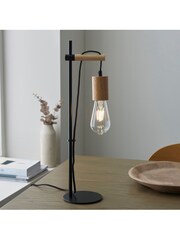 Gallery Home Black Bay Table Lamp - Image 2 of 3