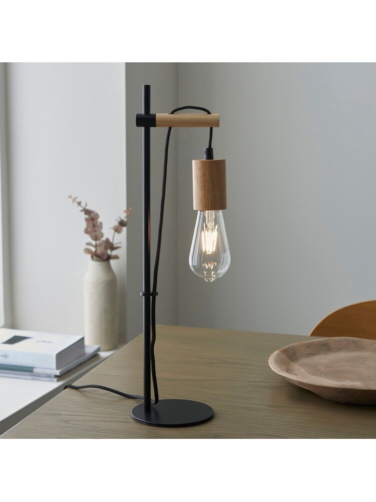 Gallery Home Black Bay Table Lamp - Image 2 of 3 Gallery Home Black Bay Table Lamp - Image 2 of 3
