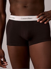 Pelēks - Calvin Klein Icon kokvilnas elastīgo apakšbiksīšu 3 iepakojums - Attēls 5 no 6