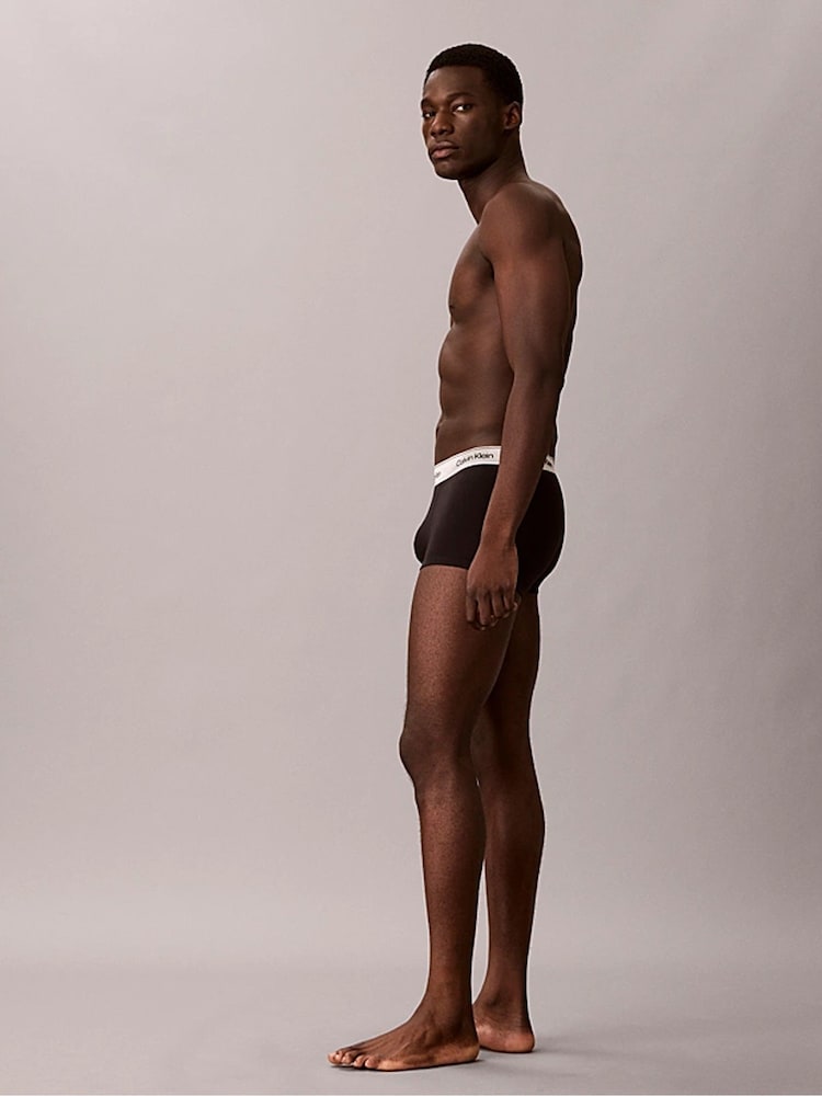 Pelēks - Calvin Klein Icon kokvilnas elastīgo apakšbiksīšu 3 iepakojums - Attēls 6 no 6