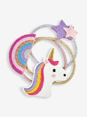 JoJo Maman Bébé Unicorn 3-Pack Unicorn Hair Bands - Image 2 of 3