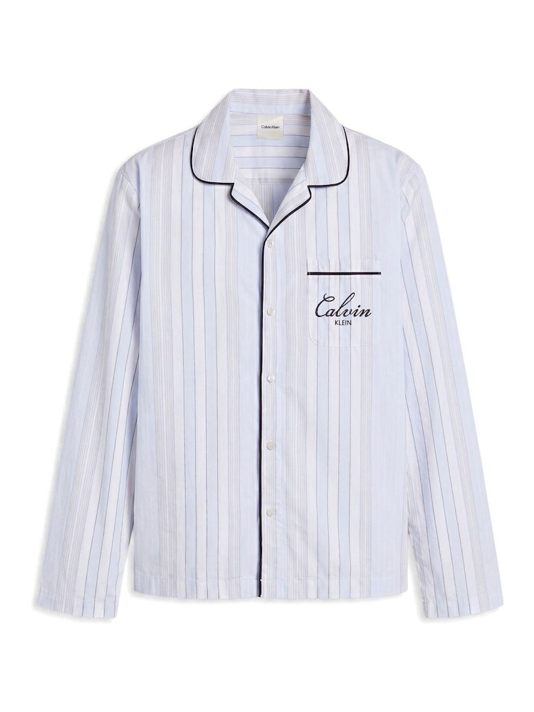 Calvin Klein Button-Down Cotton Poplin Pyjama Shirt - صورة 6 من 6 Calvin Klein Button-Down Cotton Poplin Pyjama Shirt - صورة 6 من 6