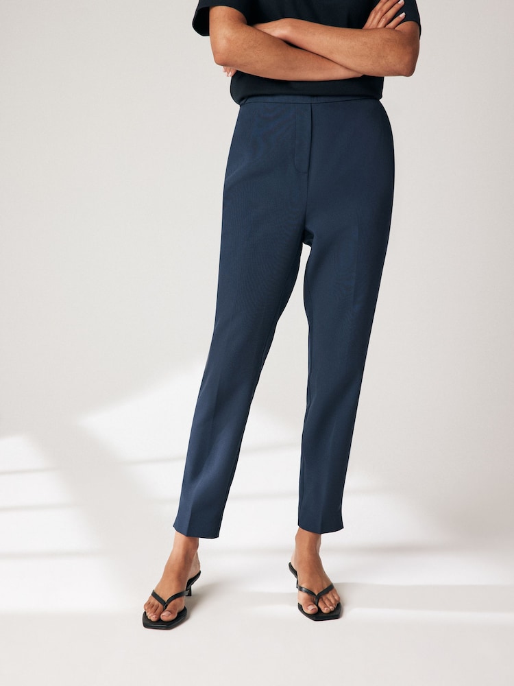 Navy Skinny Fit Trousers - Image 1 of 1 Navy Skinny Fit Trousers - Image 1 of 1