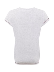 Weird Fish Grey Fern Koi Carp Front Print Graphic T-Shirt - Image 6 of 6