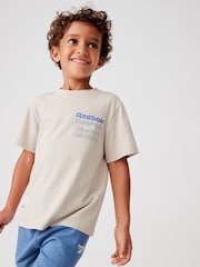 Reebok 100% Cotton Back Printed T-Shirt - Image 6 of 11