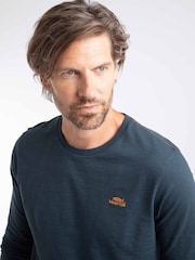 Weird Fish Blue Fins Long Sleeve T-Shirt - Image 4 of 6