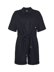 Barbour® International Rosell Linen Blend Short Playsuit - Image 6 of 6