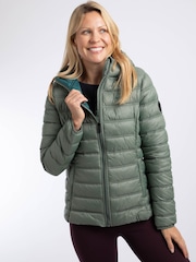 Weird Fish Green Eshka Lightweight Padded Jacket - Image 2 of 8