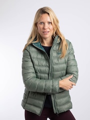 Weird Fish Green Eshka Lightweight Padded Jacket - Image 3 of 8