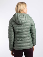 Weird Fish Green Eshka Lightweight Padded Jacket - Image 4 of 8