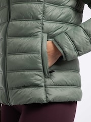 Weird Fish Green Eshka Lightweight Padded Jacket - Image 6 of 8