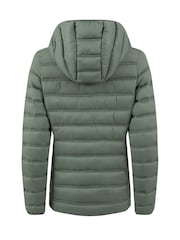 Weird Fish Green Eshka Lightweight Padded Jacket - Image 8 of 8