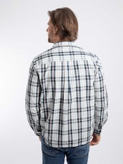 Weird Fish Cream Lando Long Sleeve Check Shirt - Image 2 of 6