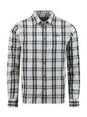 Weird Fish Cream Lando Long Sleeve Check Shirt - Image 5 of 6