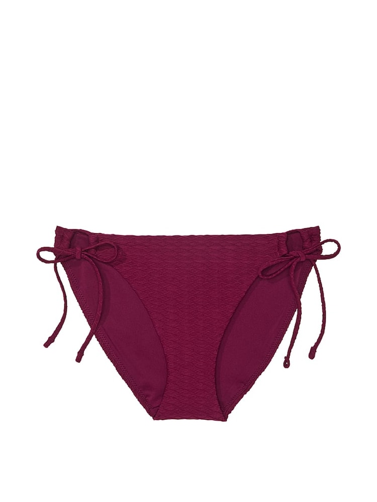 Victoria's Secret Pink Rouge Fishnet Tie Side Swim Bikini Bottom - Image 3 of 3