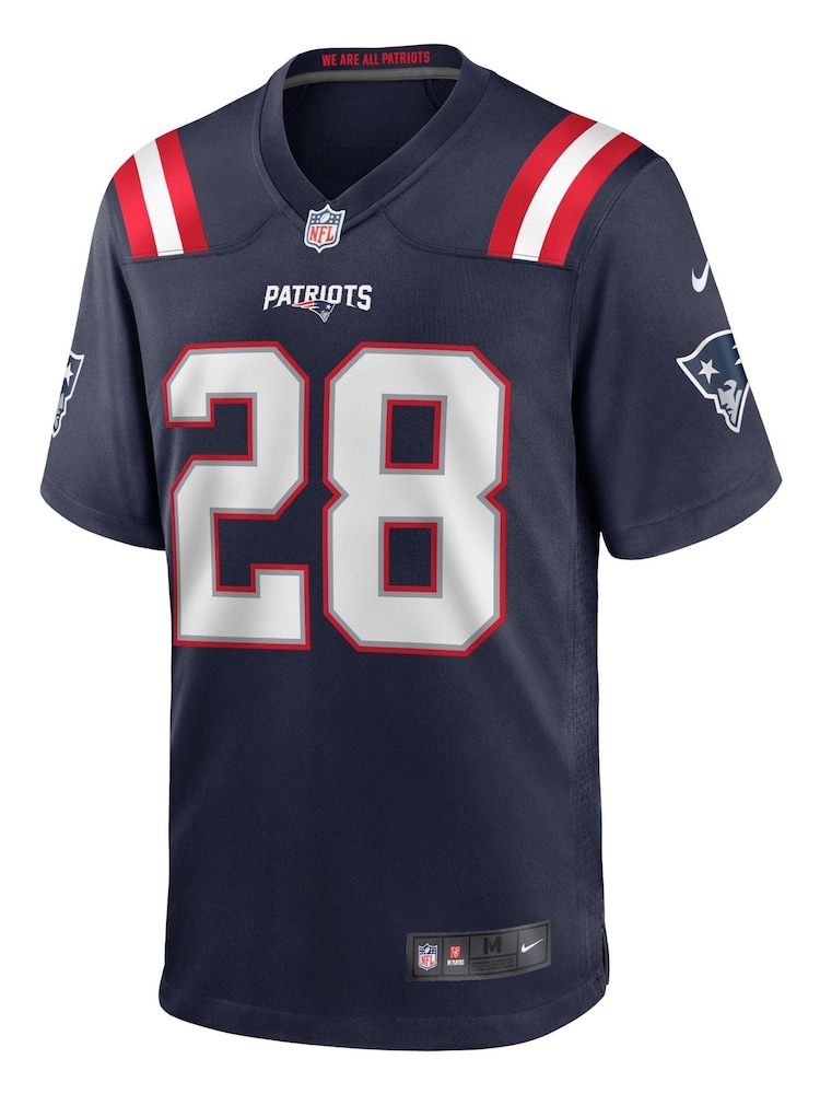Nike Blue New England Patriots Game Team Colour Jersey - James White - Image 2 of 3