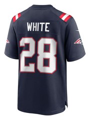 Nike Blue New England Patriots Game Team Colour Jersey - James White - Image 3 of 3