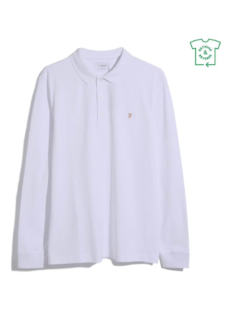 Farah Blanes Long Sleeve Polo Shirt - Image 5 of 5 Farah Blanes Long Sleeve Polo Shirt - Image 5 of 5