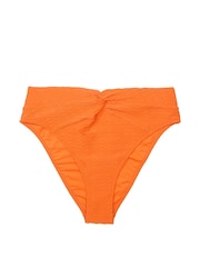 Victoria's Secret Sunset Orange Fishnet High Leg Swim Bikini Bottom - Image 3 of 3