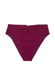 Victoria's Secret Pink Rouge Fishnet High Leg Swim Bikini Bottom - Image 3 of 3