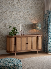 Clarke and Clarke Cane and Mango Wood Large Aspley Sideboard - Image 1 of 7
