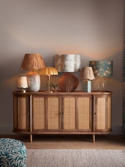 Clarke and Clarke Cane and Mango Wood Large Aspley Sideboard - Image 2 of 7