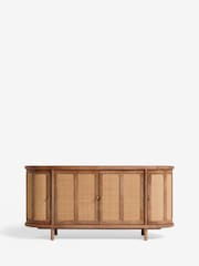 Clarke and Clarke Cane and Mango Wood Large Aspley Sideboard - Image 4 of 7