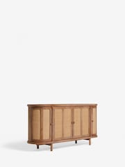 Clarke and Clarke Cane and Mango Wood Large Aspley Sideboard - Image 6 of 7