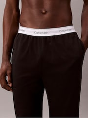 Calvin Klein Black Cotton Jersey Pyjama Bottoms - Image 4 of 6