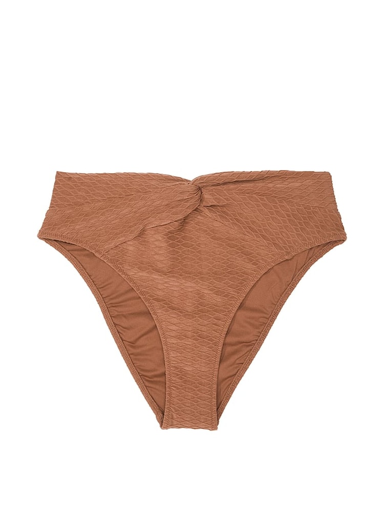 Victoria's Secret Caramel Brown Fishnet High Leg Swim Bikini Bottom - Image 3 of 3 Victoria's Secret Caramel Brown Fishnet High Leg Swim Bikini Bottom - Image 3 of 3