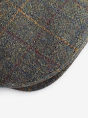 Green Check Flat Cap - Image 3 of 4