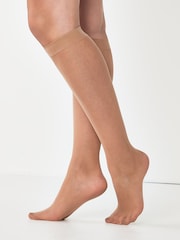 Nue - Chaussettes à hauteur de genou 20 Denier 5 Paquet - Image 5 de 10