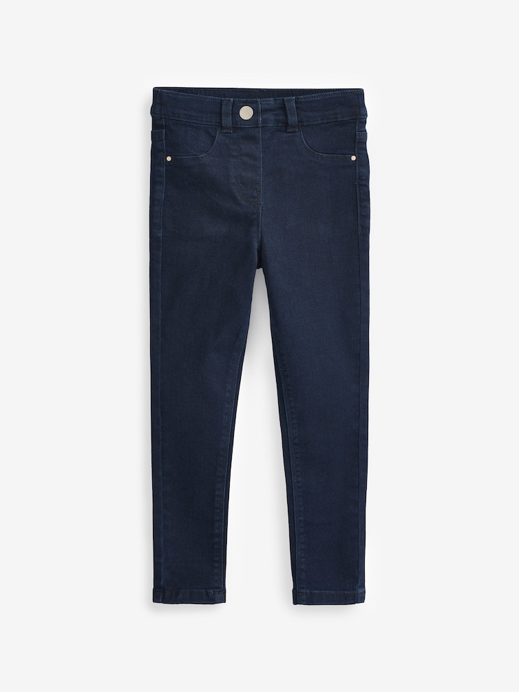 Inky Blue Regular Length Stretch Jeggings (3-16yrs) - Image 1 of 3