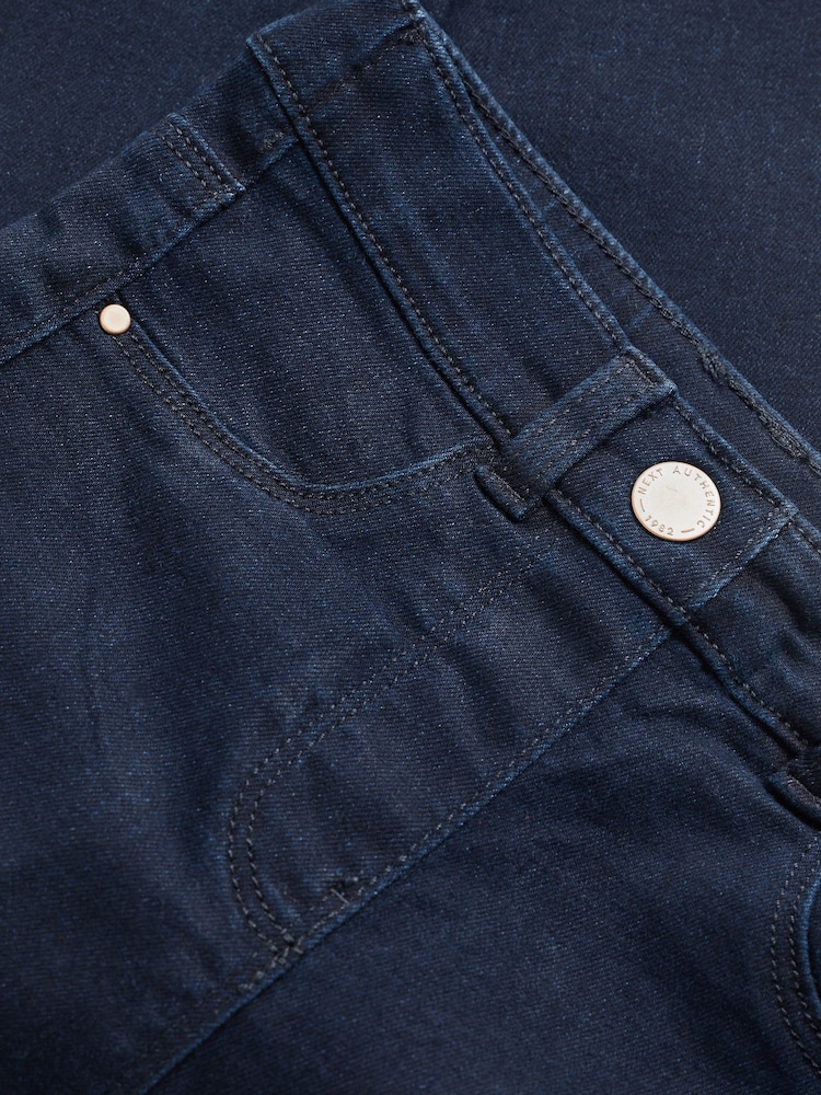 Inky Blue Regular Length Stretch Jeggings (3-16yrs) - Image 3 of 3