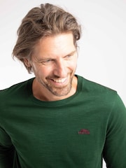 Weird Fish Green Fins Long Sleeve T-Shirt - Image 4 of 6