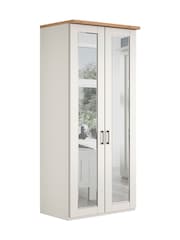 Wiemann White Truro Double Mirror Semi Fitted Wardrobe - Image 2 of 4