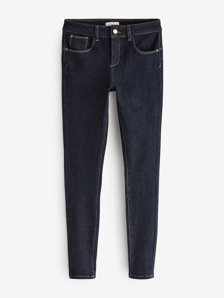 Dark Blue Skinny 360° Stretch Jeans - Image 5 of 6