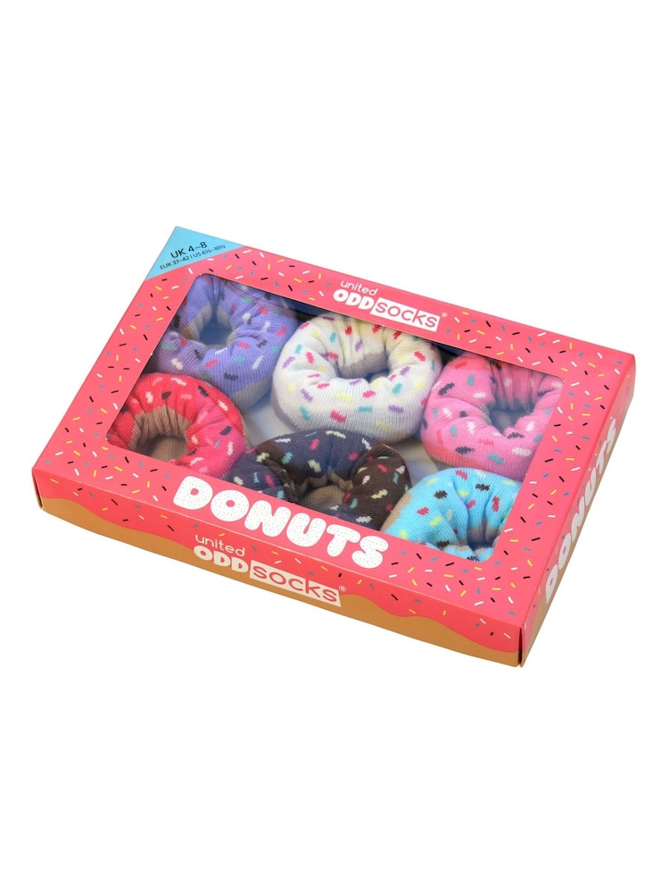 United Odd Socks Multi Stripe Donut Donuts Socks - Image 3 of 4