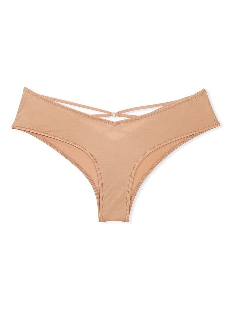 Victoria's Secret Champagne Nude Cheeky Knickers - Image 3 of 3