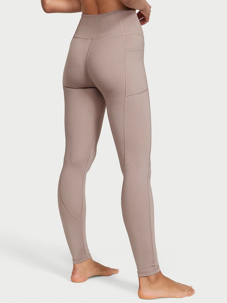 Victoria's Secret Candlelight Rose Nude 7/8 Length Essential Pocket Leggings - Image 2 of 4